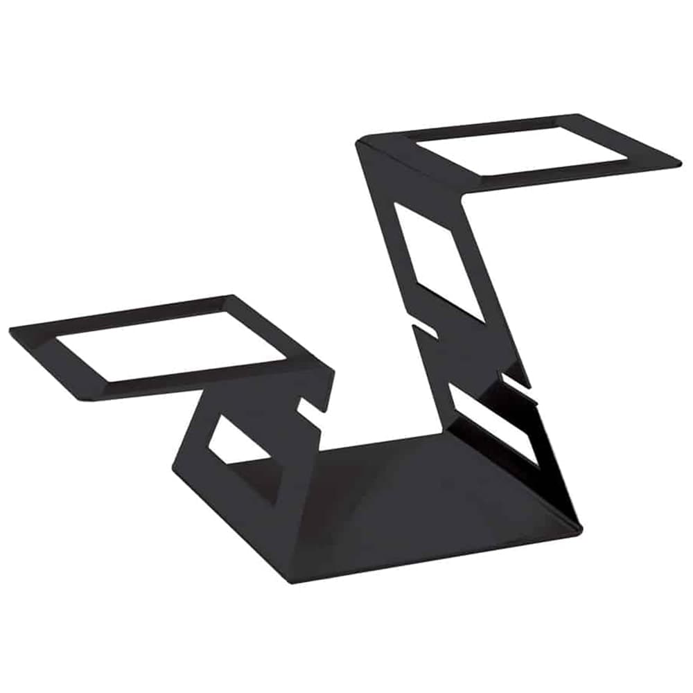 Rosseto 2 Tier Display Riser for Square Bowls, Black Matte (SM357)