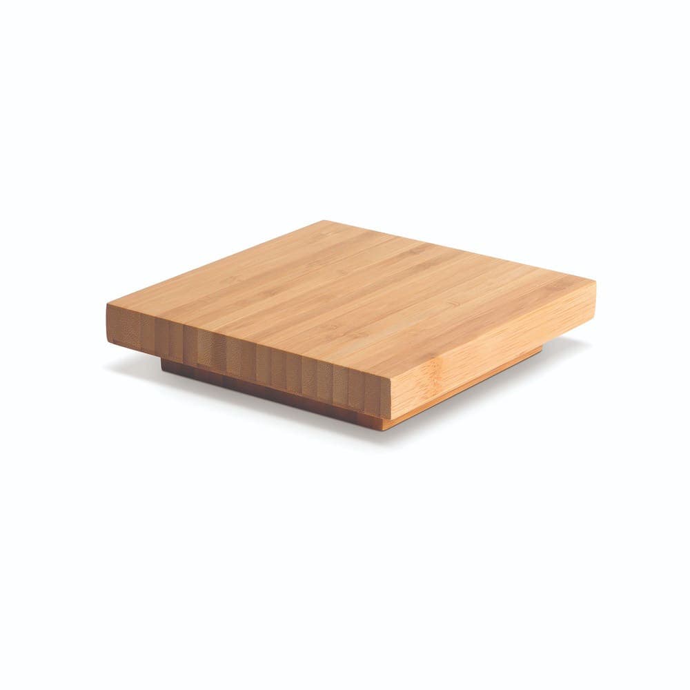 Rosseto Square Riser Cap - Multi-Level, Bamboo, Natural Finish (SW104)
