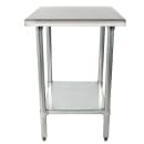 Duke 316-3024 24" 16 ga Work Table w/ Undershelf & 300 Series Stainless Flat Top thumbnail 2