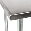 Duke 316-3024 24" 16 ga Work Table w/ Undershelf & 300 Series Stainless Flat Top thumbnail 4
