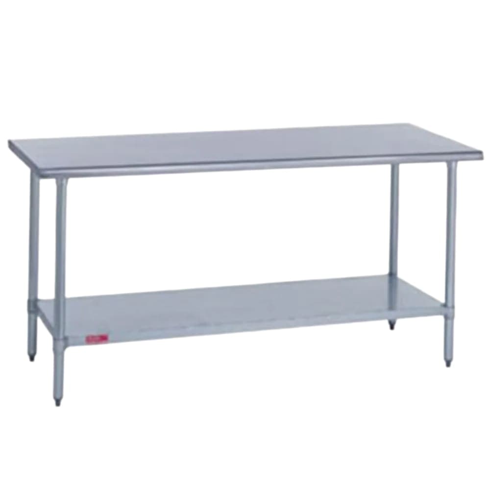 Duke 316-3060 60" 16 ga Work Table w/ Undershelf & 300 Series Stainless Flat Top