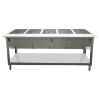 Duke E305 72 3/8" Hot Food Table w/ (5) Wells & Cutting Board, 120v thumbnail 4