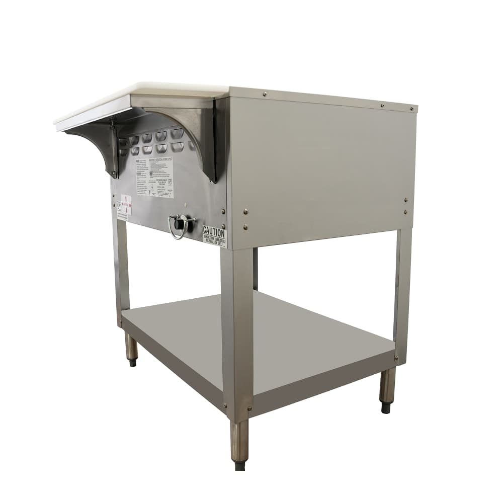 Duke WB302 30 3/8" Hot Food Table w/ (2) Wells & Cutting Board, Natural Gas