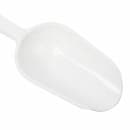 Bar Maid CR-849W 8 oz Scoop - Polyethylene, White thumbnail 5