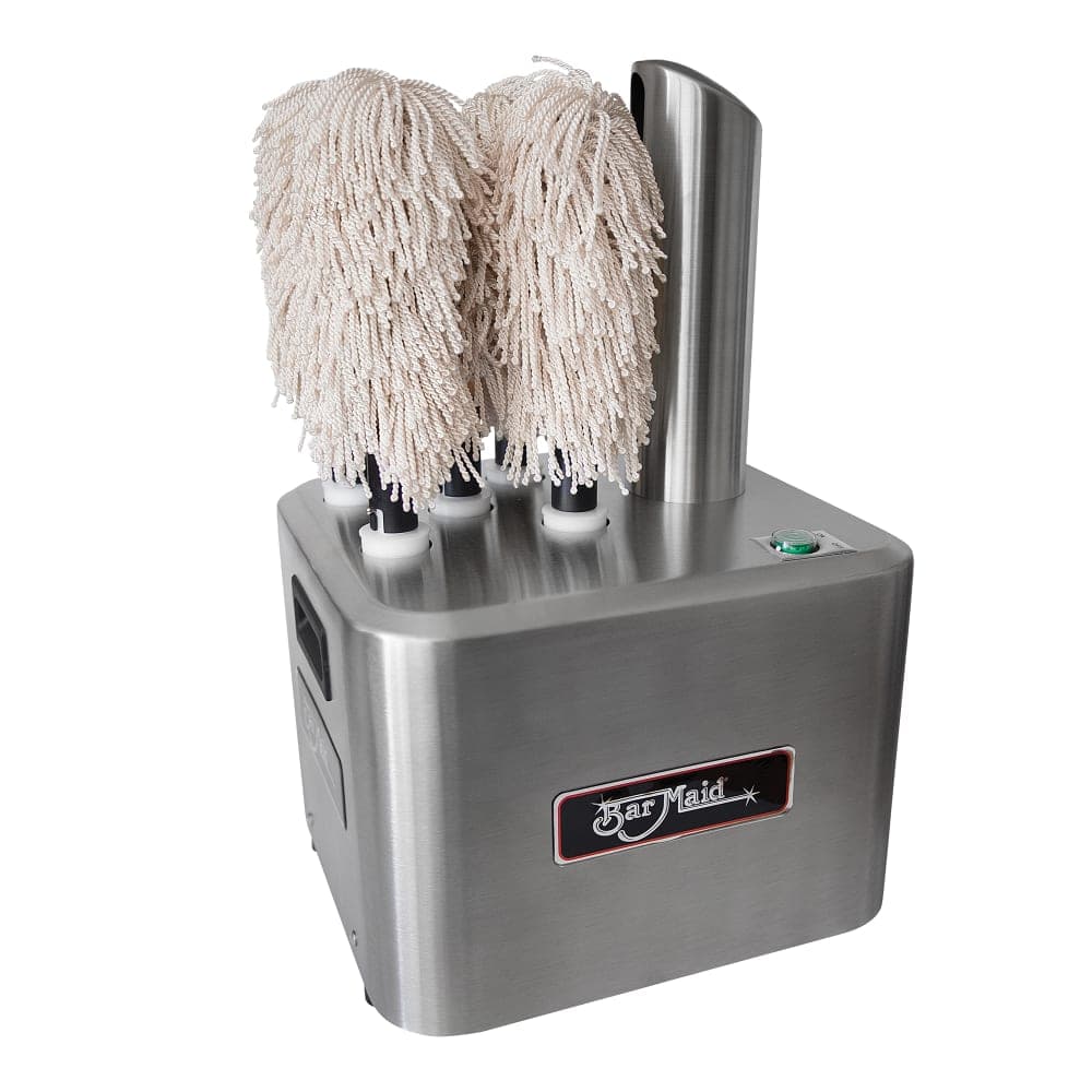 Bar Maid GP-100 Glass Polisher w/ (5) Twine Heads - Stainless, 110v