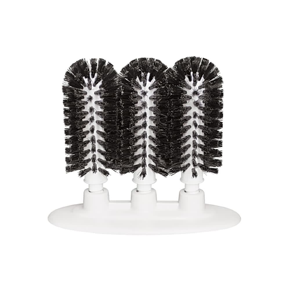 Bar Maid GWM-300 3 Brush Manual Glass Washer w/ Suction Cup Base