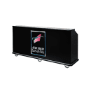 FWE BBC-8 L6 96"L Portable Bar w/ 60 lb Ice Bin, Pinnacle Walnut thumbnail 2