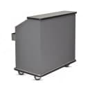 FWE CB-4 L1 48"L Conventional Portable Bar, Stainless Interior, Black thumbnail 3