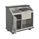 FWE CB-4 L3 48"L Conventional Portable Bar, Stainless Interior, Florence Walnut thumbnail 2