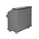 FWE CB-4 L3 48"L Conventional Portable Bar, Stainless Interior, Florence Walnut thumbnail 3