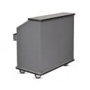 FWE CB-4 L6 48"L Conventional Portable Bar, Stainless Interior, Pinnacle Walnut thumbnail 3