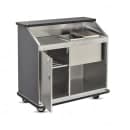 FWE CB-4 L7 48"L Conventional Portable Bar, Stainless Interior, Sterling Ash thumbnail 2