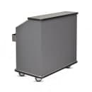 FWE CB-4 L7 48"L Conventional Portable Bar, Stainless Interior, Sterling Ash thumbnail 3