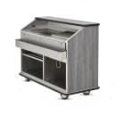 FWE CB-5 L4 60"L Conventional Portable Bar, Stainless Interior, Harvest Maple thumbnail 2