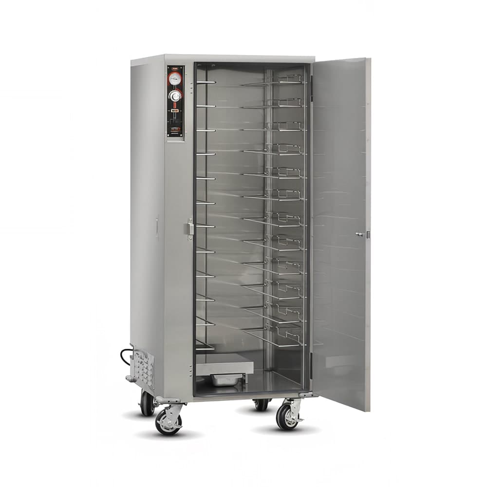 FWE ETC-UA-10PH Full Height Non-Insulated Mobile Heated Cabinet w/ (10) Pan Capacity, 120v