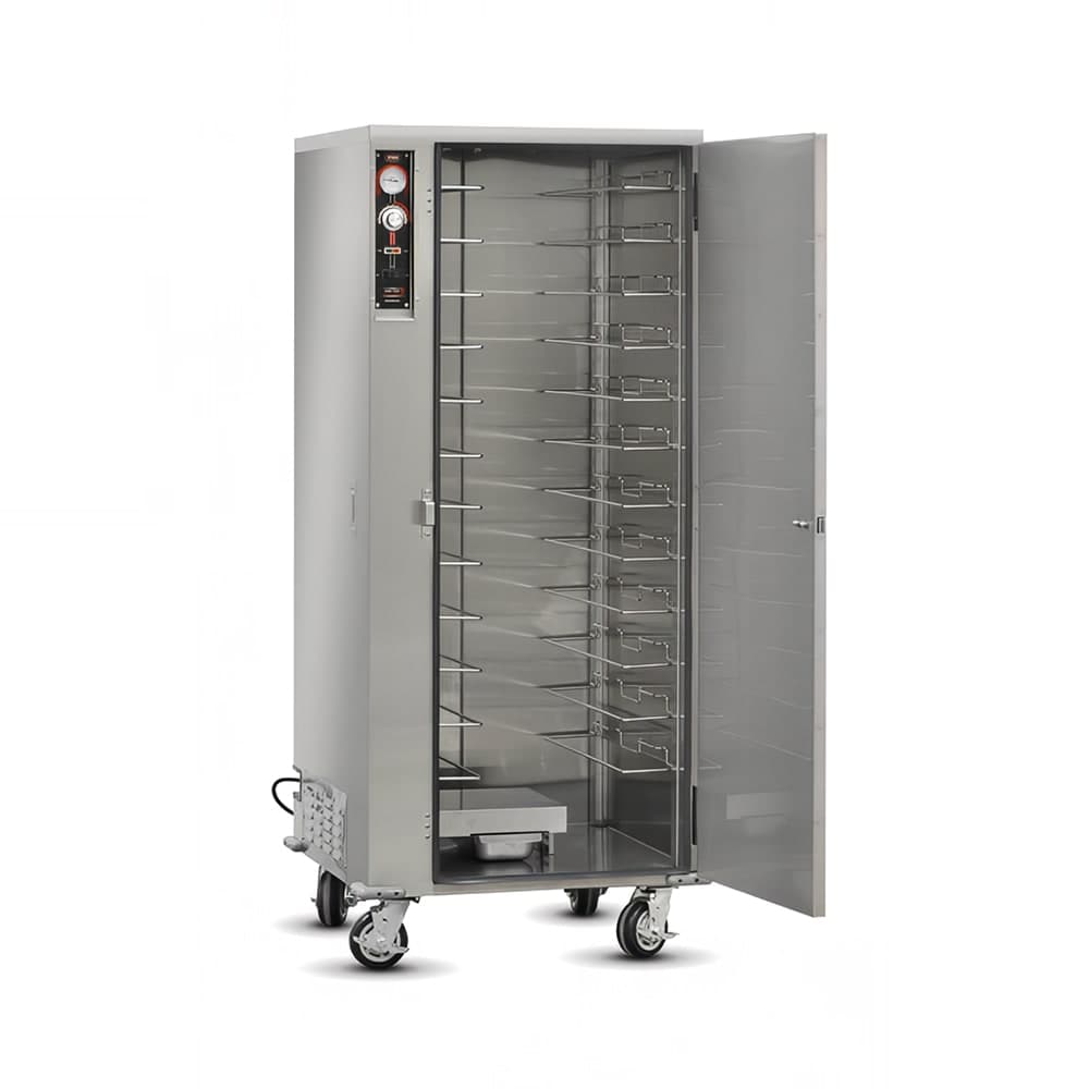 FWE ETC-UA-12HD Full Height Non-Insulated Mobile Heated Cabinet w/ (12) Pan Capacity, 120v
