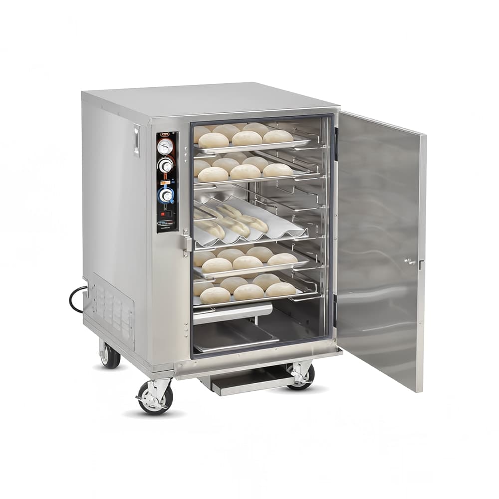 FWE ETC-UA-6PH 1/2 Height Non-Insulated Mobile Heated Cabinet w/ (6) Pan Capacity, 120v