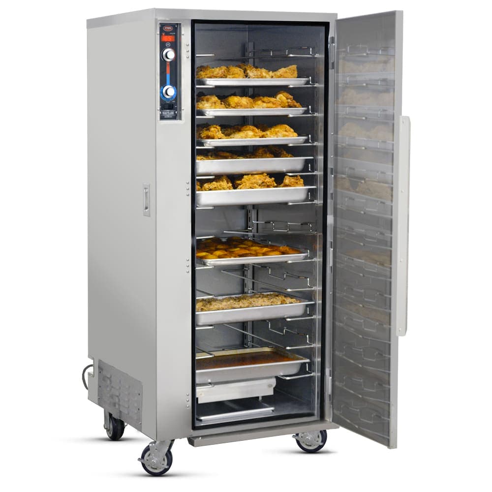 FWE MTU-12 Full Height Insulated Mobile Heated Cabinet w/ (12) Pan Capacity, 120v