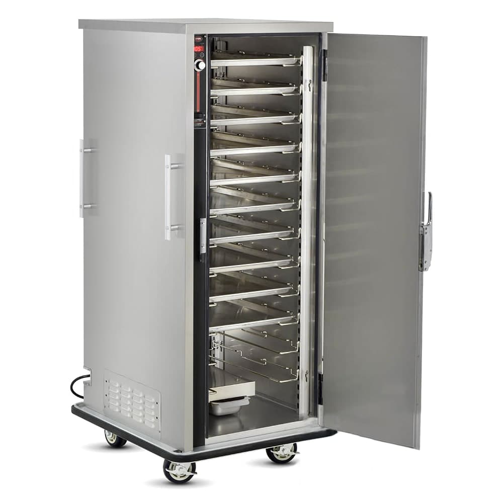 FWE TS-1826-18 Full Height Insulated Mobile Heated Cabinet w/ (12) Pan Capacity, 120v
