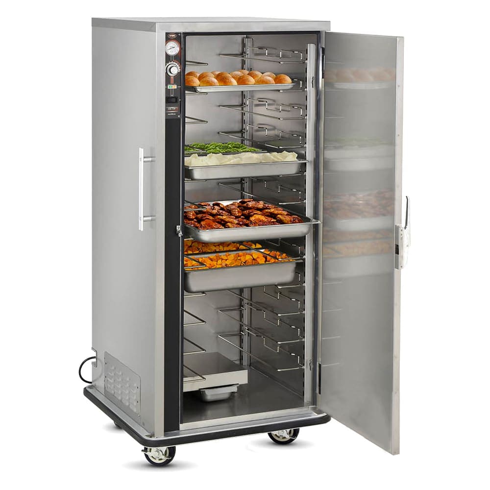 FWE UHS-12 Full Height Insulated Mobile Heated Cabinet w/ (12) Pan Capacity, 120v