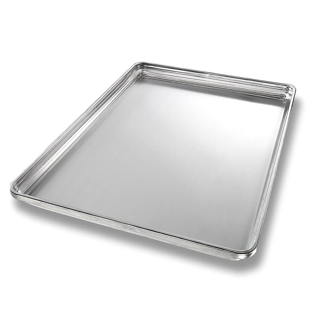 Chicago Metallic 1/2 Half Size Bun / Sheet Pan - 18" x 13" x 1", 18 gauge Aluminum (30850)