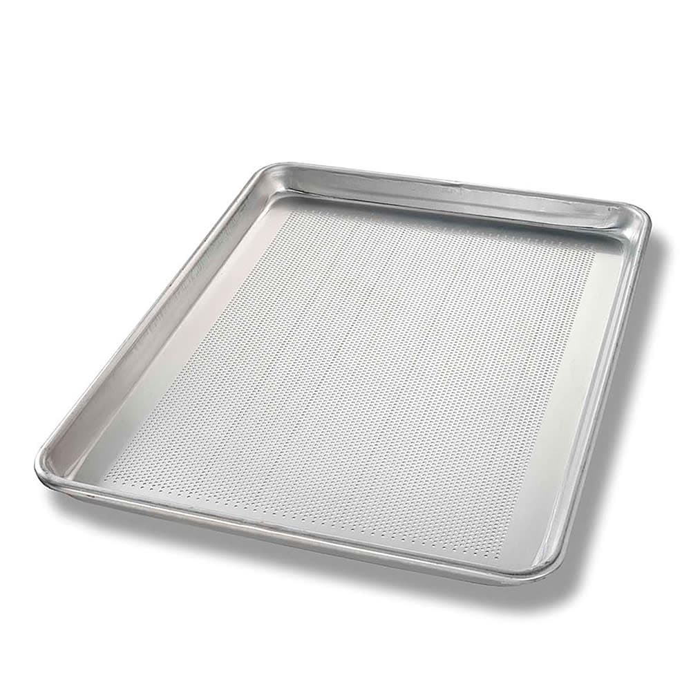 Chicago Metallic 1/2 Half Size Bun / Sheet Pan - 17 3/4" x 13" x 1", 18 gauge Aluminum, Perforated, AMERICOAT® (40851)