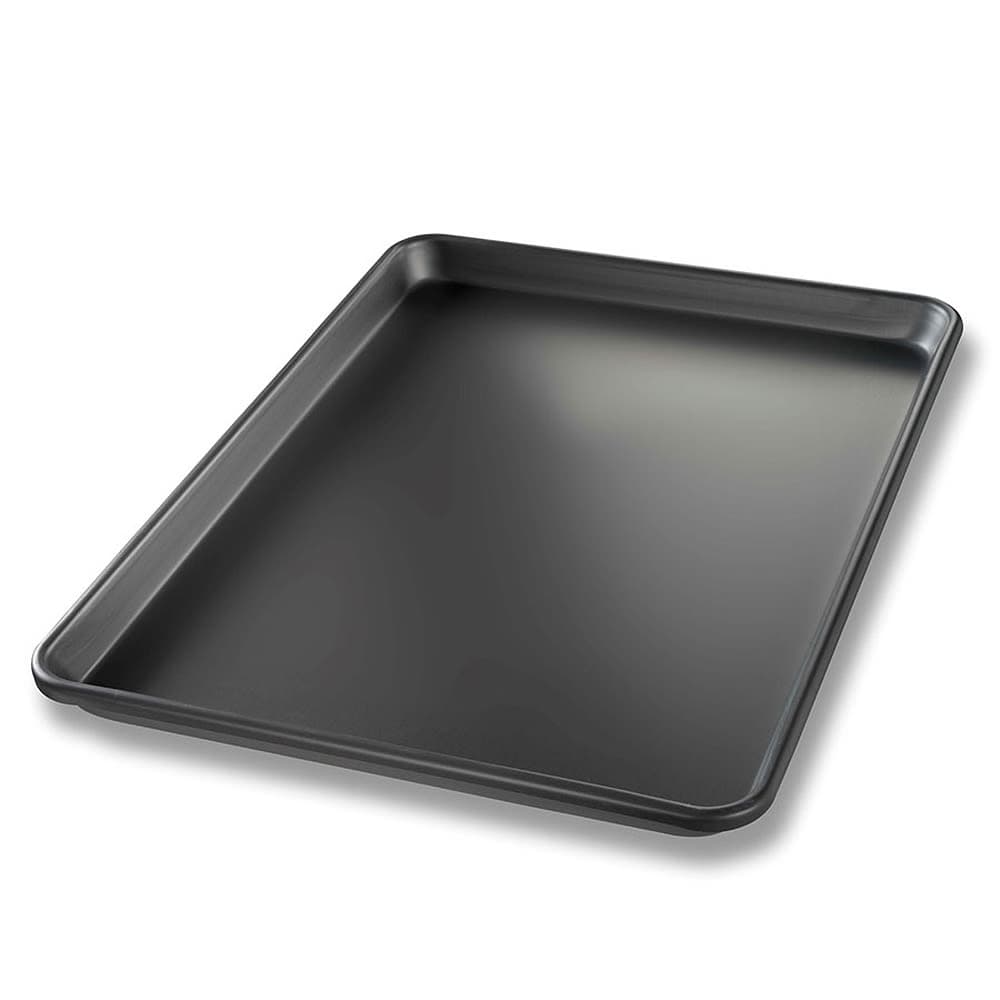 Chicago Metallic 1/2 Half Size Bun / Sheet Pan - 17 3/4" x 13" x 1", 14 gauge Aluminum (40952)