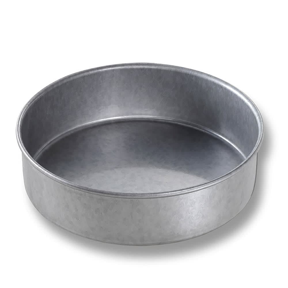 Chicago Metallic Cake Pan, 7" Dia., 2" Deep, Non-coated 26 ga. Aluminized Steel (47020)