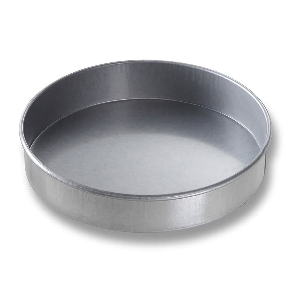 Chicago Metallic Cake Pan, 8" dia, 1 1/2" Deep, AMERICOAT Glazed 26 ga Aluminized Steel (48055)