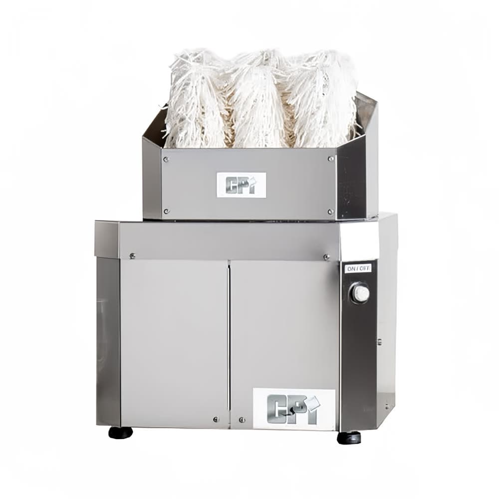 CPI 8 Brush Stemware Dryer/Polisher - (400) Glasses/hr, Stainless, 110v (GP8)