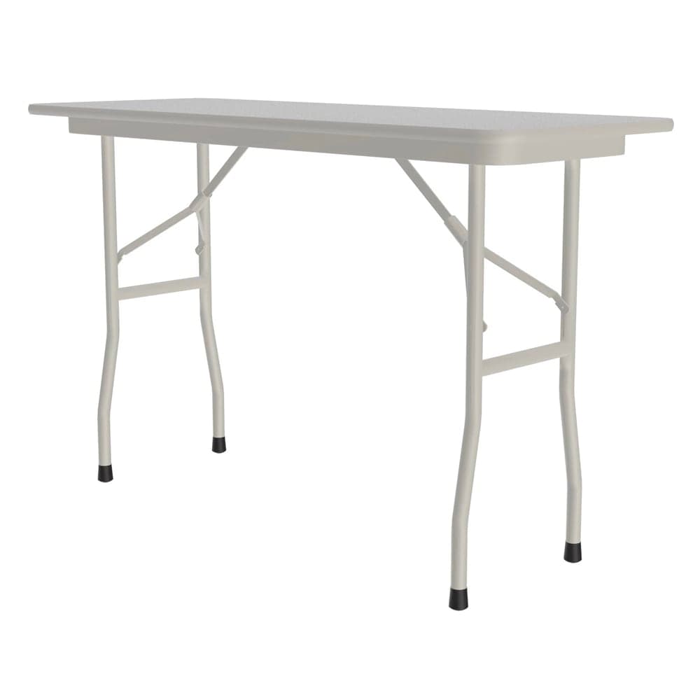 Correll 48" Rectangular Folding Table w/ Gray Granite Melamine Top, 29"H (CF1848M-15)