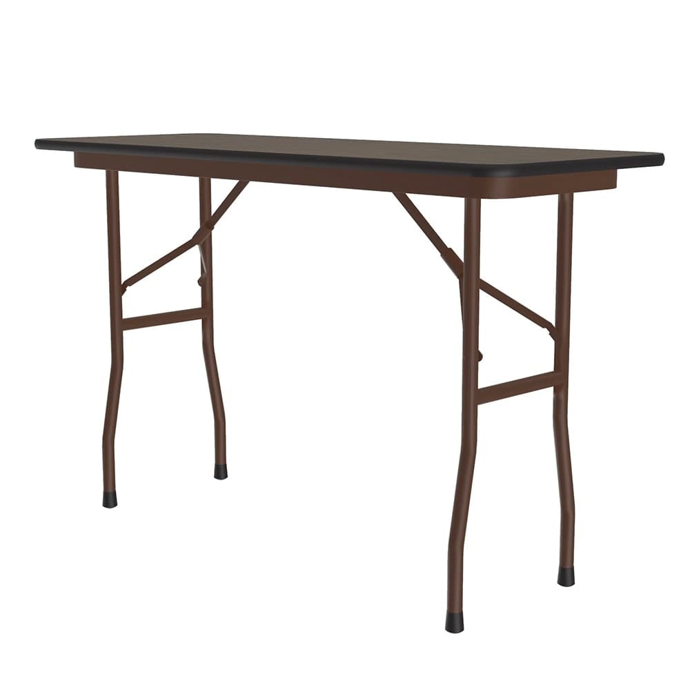 Correll 48" Rectangular Folding Table w/ Walnut Top, 29"H (CF1848PX-01)