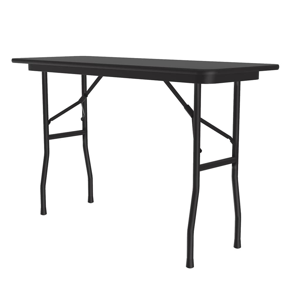 Correll 48" Rectangular Folding Table w/ Black Granite Top, 29"H (CF1848PX-07)