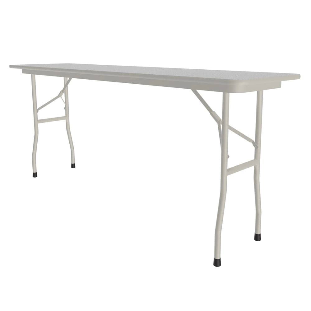 Correll 60" Rectangular Folding Table w/ Gray Granite Melamine Top, 29"H (CF1860M-15)