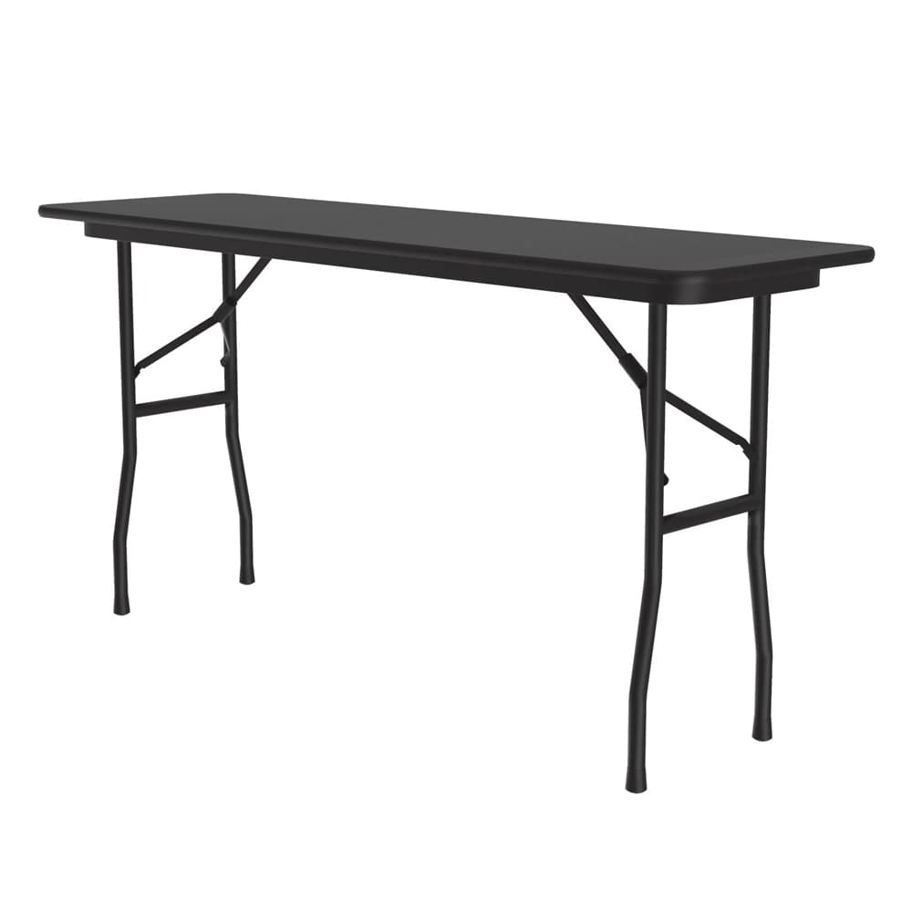Correll 60" Rectangular Folding Table w/ Black Granite Top, 29"H (CF1860PX-07)
