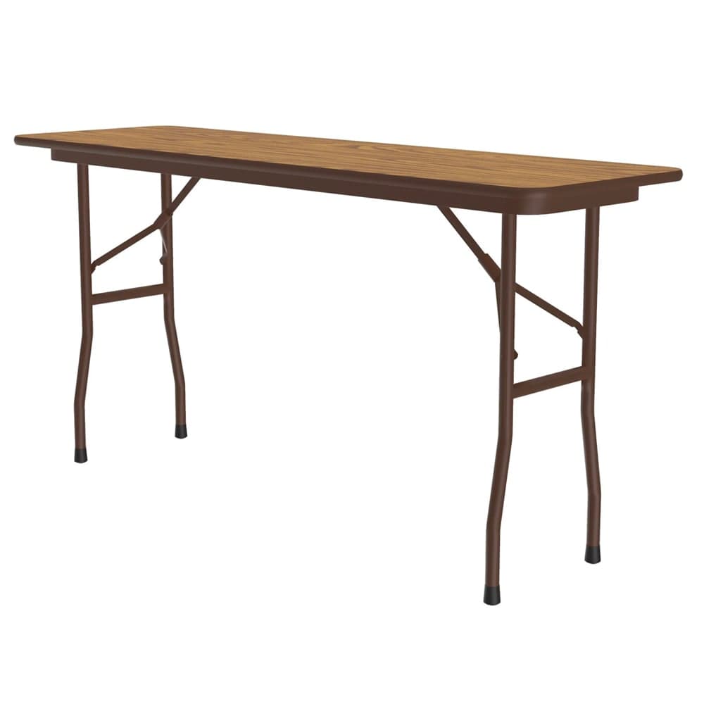 Correll 96" Rectangular Folding Table w/ Medium Oak Top, 29"H (CF1896PX-06)