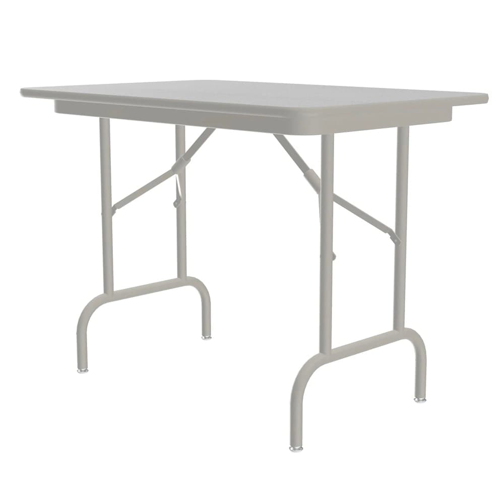 Correll 48" Rectangular Folding Table w/ Gray Granite Melamine Top, 26 1/2"H (CF2448MK-15)