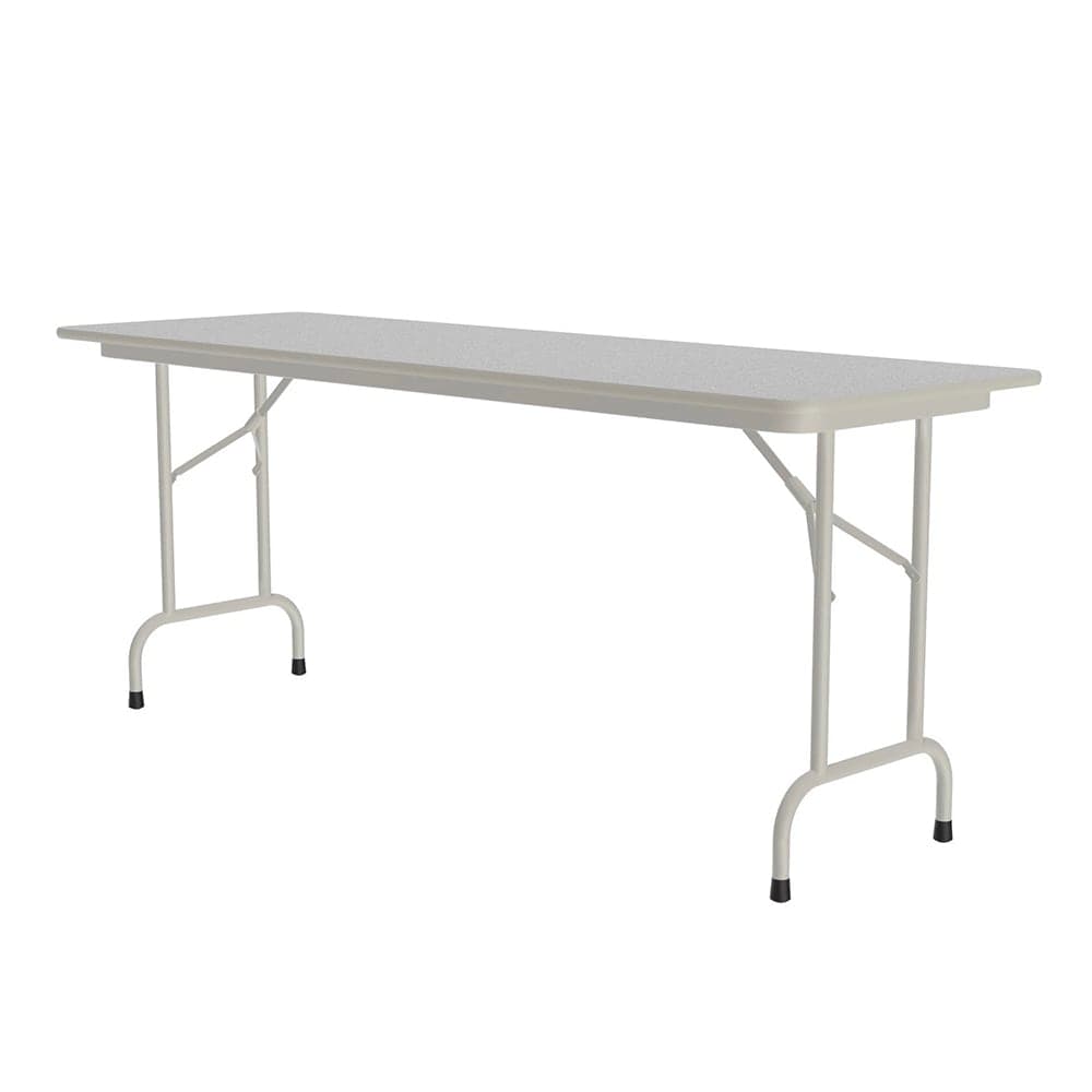 Correll 72" Rectangular Folding Table w/ Gray Granite Melamine Top, 29"H (CF2472M-15)