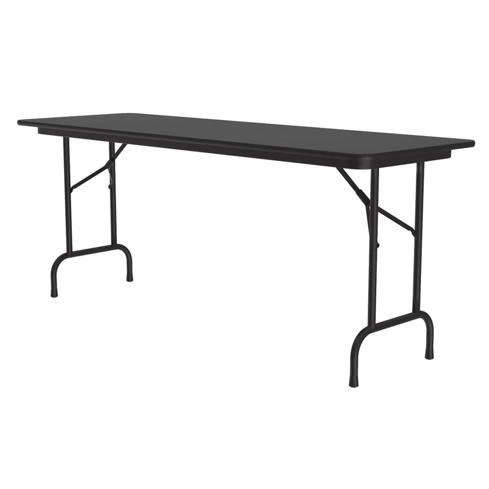 Correll 96" Rectangular Folding Table w/ Black Granite Top, 29"H (CF2496PX-07)