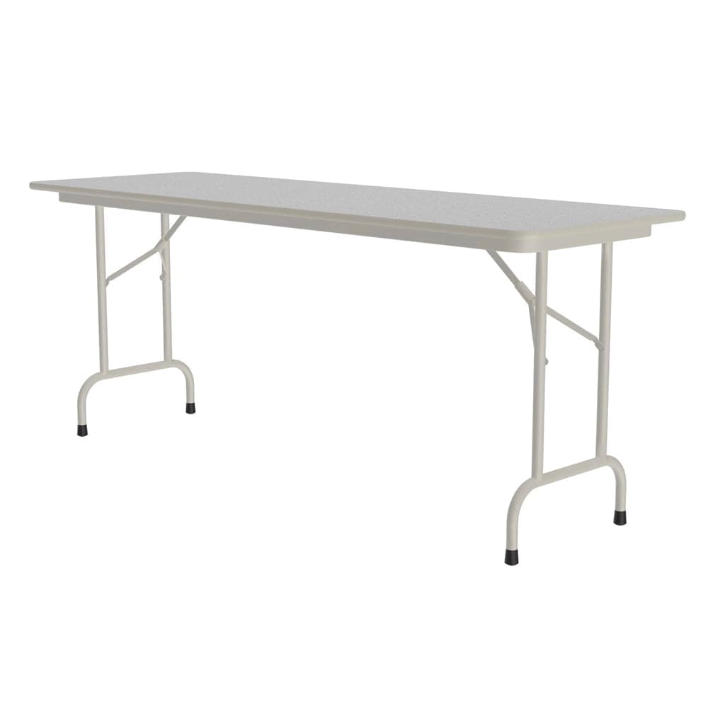 Correll 48" Rectangular Folding Table w/ Gray Granite Melamine Top, 29"H (CF3048M-15)