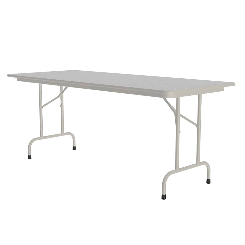 Correll 72" Rectangular Folding Table w/ Gray Granite Melamine Top, 29"H (CF3072M-15)