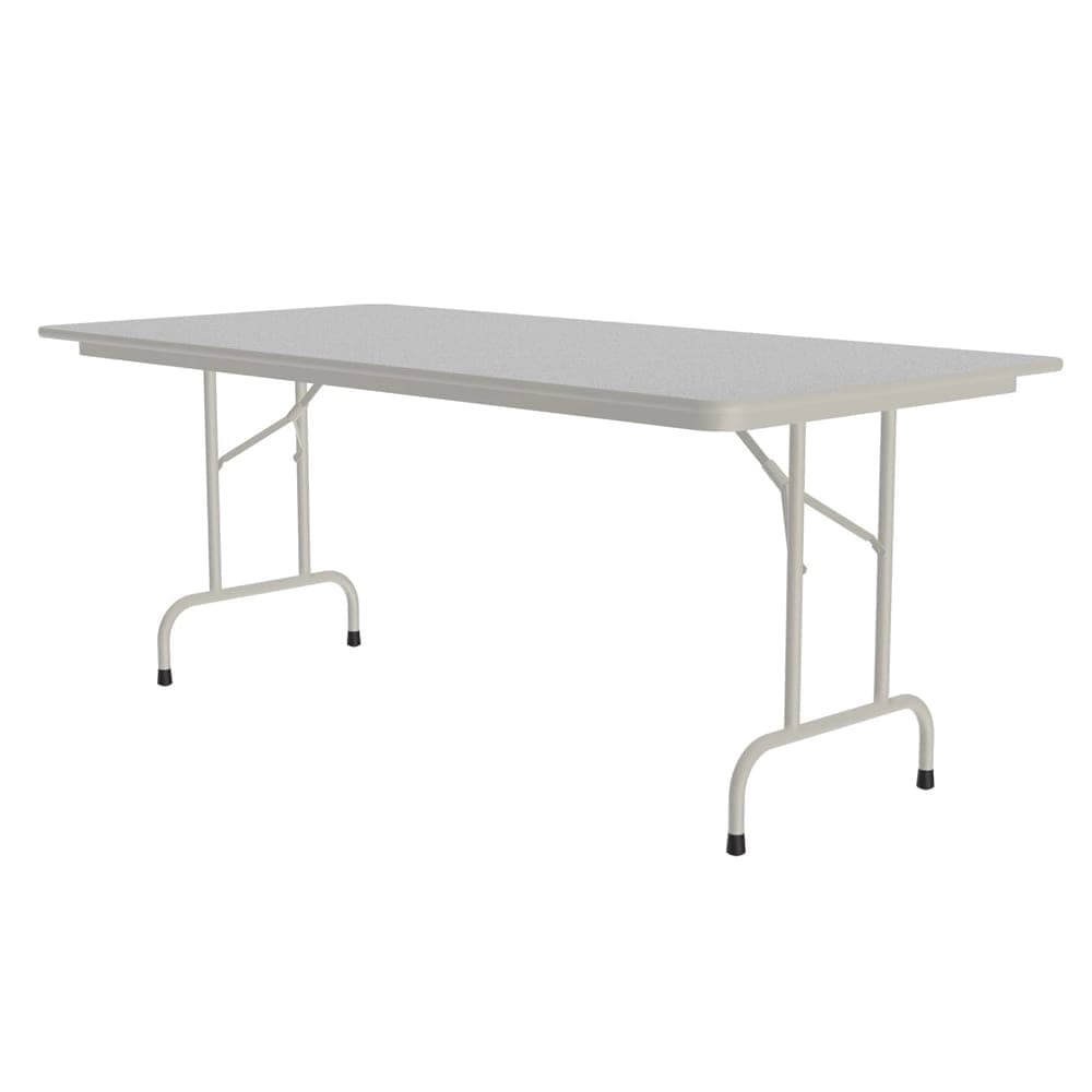 Correll 72" Rectangular Folding Table w/ Gray Granite Melamine Top, 29"H (CF3672M-15)