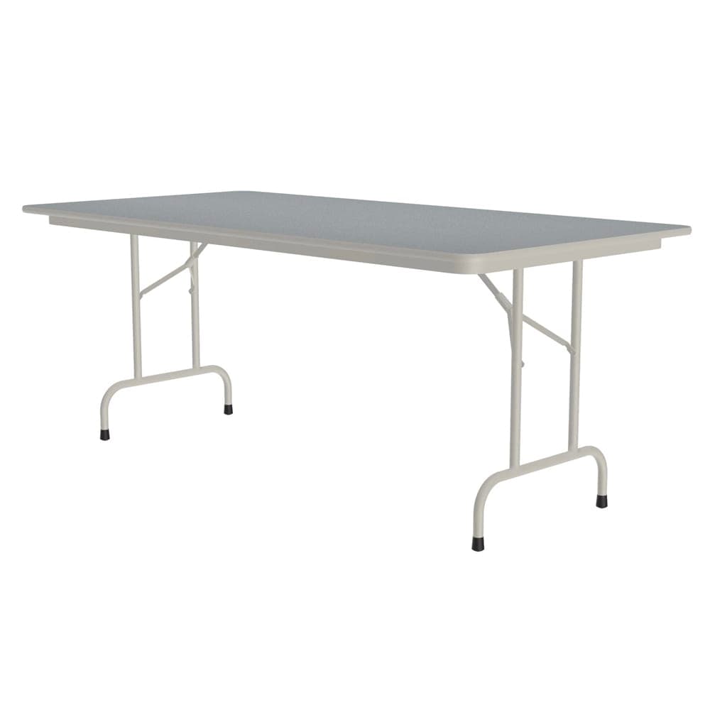Correll 96" Rectangular Folding Table w/ Gray Granite Melamine Top, 29"H (CF3696M-15)