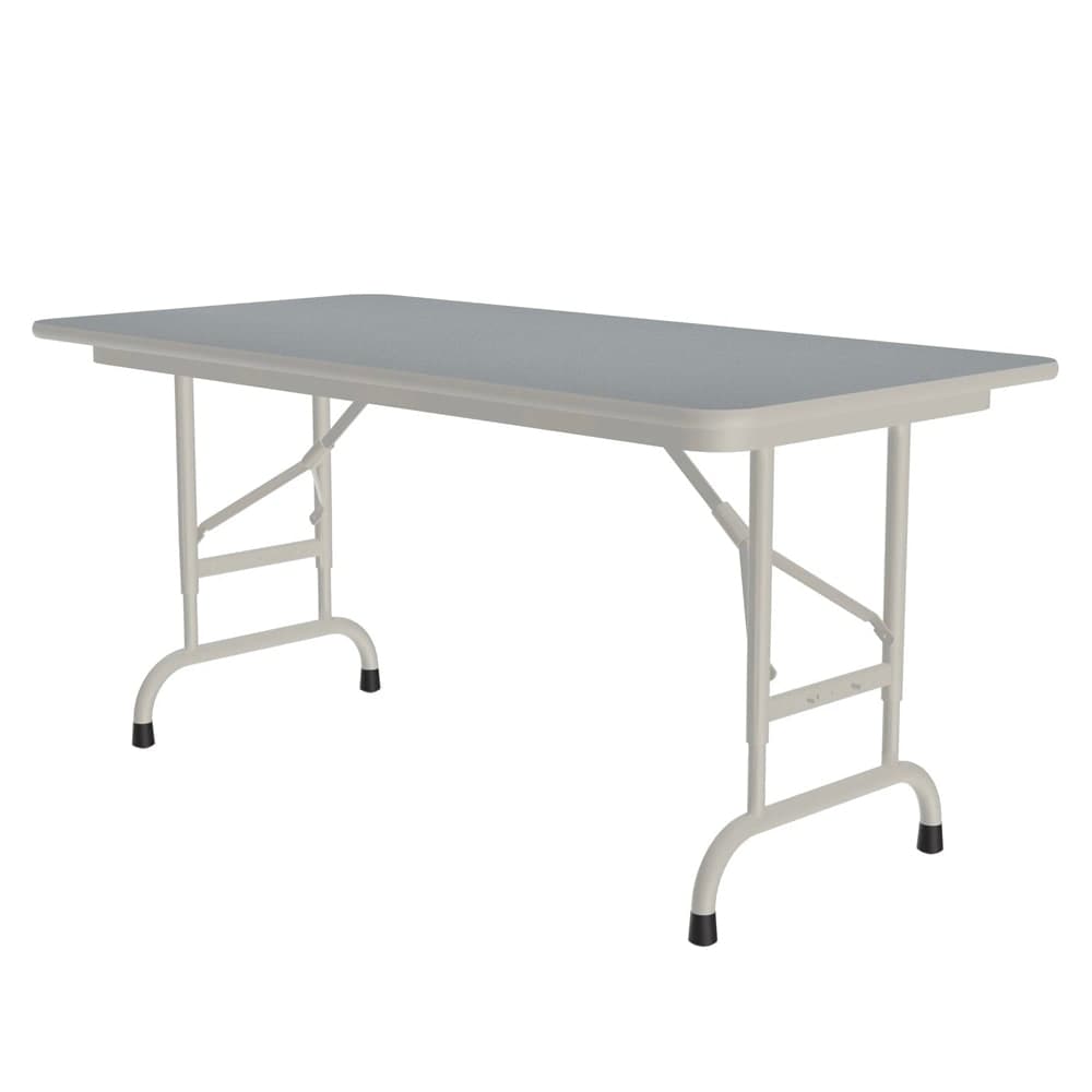 Correll 48" Rectangular Folding Table w/ Gray Granite Top, 32"H (CFA2448PX-15)