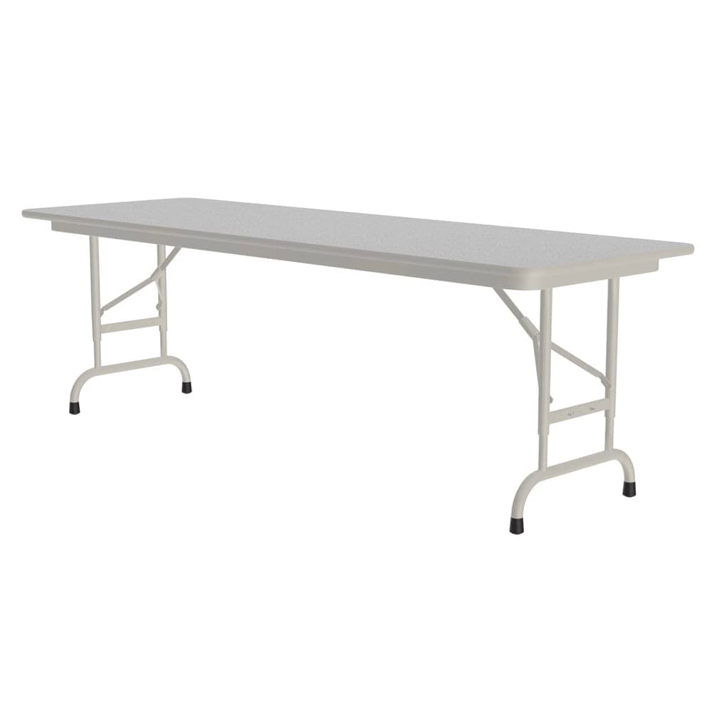 Correll 60" Rectangular Folding Table w/ Gray Granite Melamine Top, 32"H (CFA2460M-15)