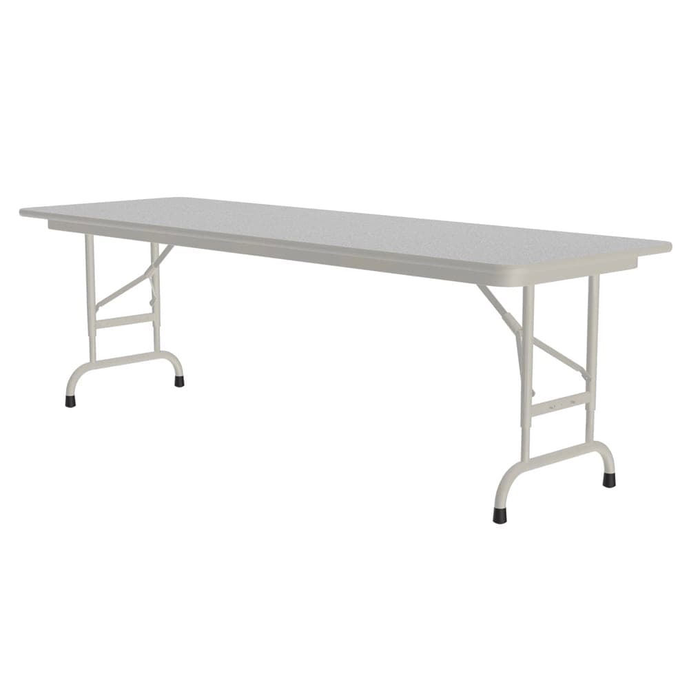 Correll 72" Rectangular Folding Table w/ Gray Granite Melamine Top, 32"H (CFA2472M-15)