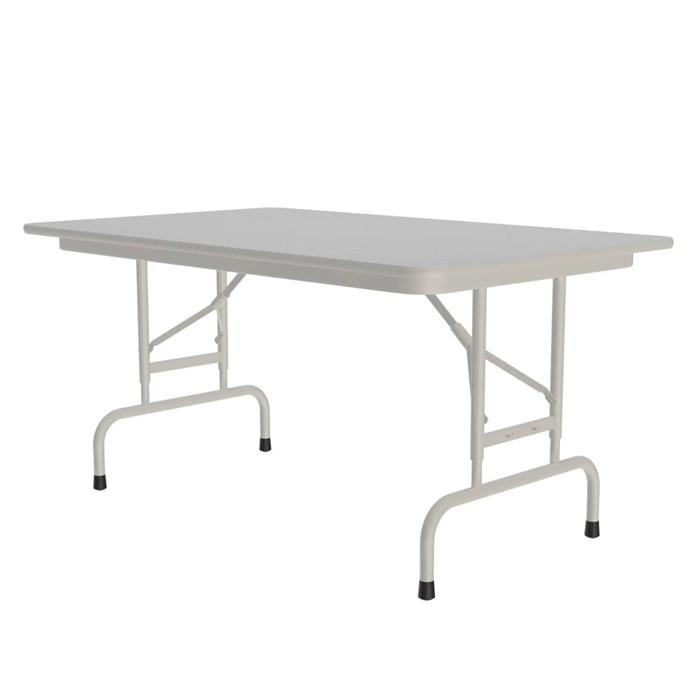 Correll 48" Rectangular Folding Table w/ Gray Granite Top, 32"H (CFA3048PX-15)