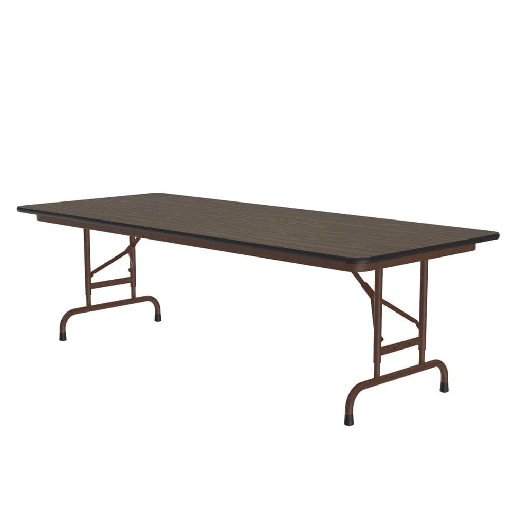 Correll 60" Rectangular Folding Table w/ Walnut Melamine Top, 32"H (CFA3060M-01)