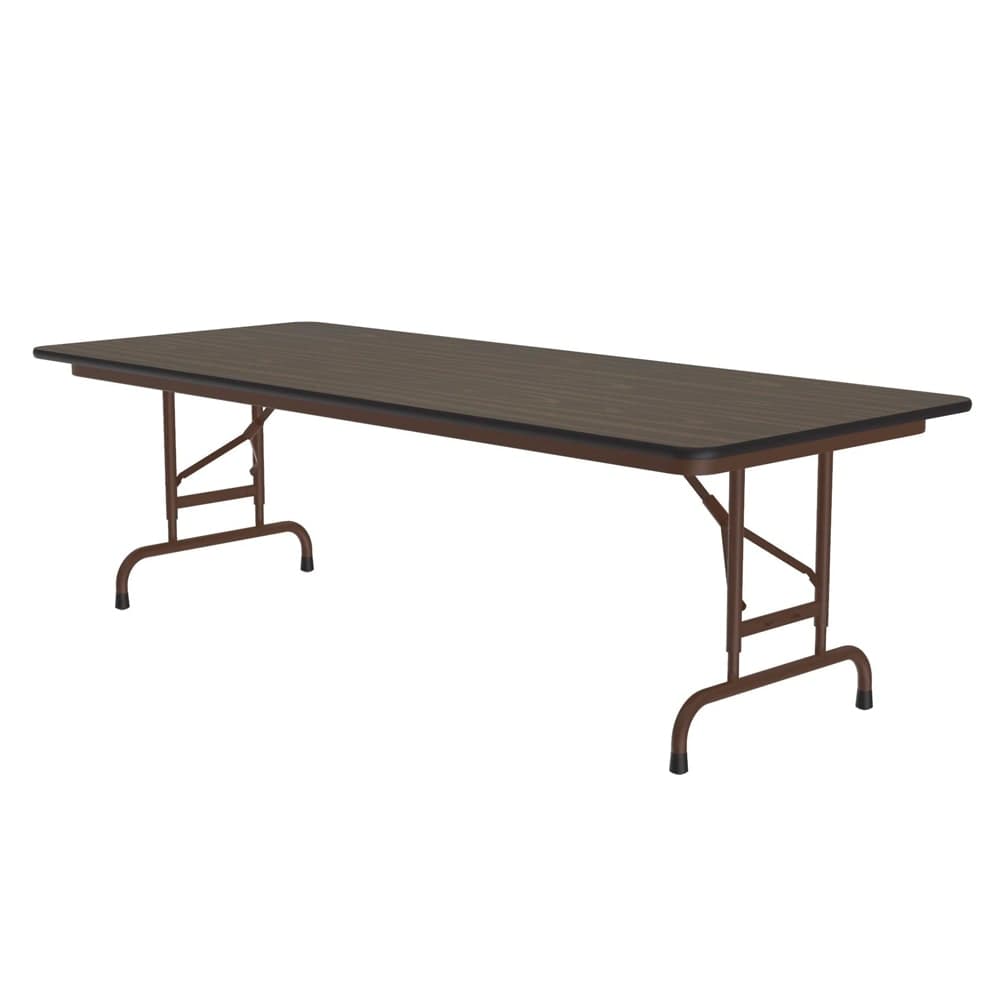 Correll 60" Rectangular Folding Table w/ Walnut Top, 32"H (CFA3060PX-01)