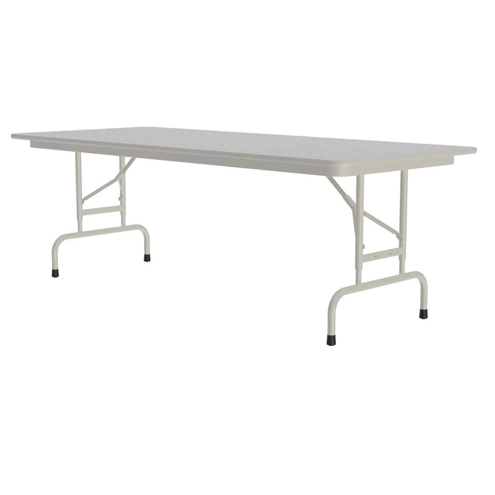 Correll 72" Rectangular Folding Table w/ Gray Granite Melamine Top, 29"H (CFA3072M-15)